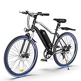 HopCycle Electric Bike - Electric Bike for Adults 750W/1000W Peak, Up to 60 Miles, 20MPH Electric Mountain Bike, 20''/26'' Tires Lightweight E-Bike for Commuting Mountain Road Sand Black