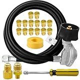 For Weber Natural Gas Conversion Kit,Natural Gas to Propane Conversion Kit for Weber Genesis,Genesis II,Spirit II 310/315/210–5FT Propane Regulator Hose for Weber Grills,14 Orifices,Fittings & Tools.