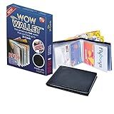 ALLmuis Amazing Men and Women Slim Leather wonder Wow Wallet - Credit Card Protector - RFID Blocking Case