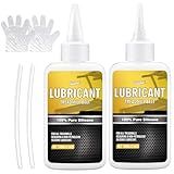 100% Pure Silicone Treadmill Lube - 7oz/200ml Treadmill Lubricant for Belt - Premium Silicone Oil with Application Tubes - Suitable for Most Treadmill Lubrication - Non-Toxic and Odorless