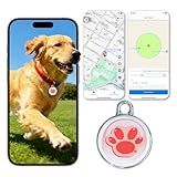 2025 GPS Tracker for Pet, No Monthly Fee & No SIM Card Needed | Real-Time Tracking for Dogs, Cats & Small Animals | Lightweight Design | Long Battery Life | Compatible with iPhone & Android