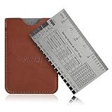 Guitar String Action Gauge Ruler – Stainless Steel Guitar Setup Ruler with Inch & Metric Scales – Luthier Tool for Electric, Acoustic & Bass Guitars – String Height & Pickup Adjustment Gauge