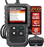 LAUNCH Creader 3001 OBD2 Scanner, Engine Fault Code Reader Mode 6 CAN Diagnostic Scan Tool for All OBDII Protocol Cars Since 1996, Lifetime Free Update