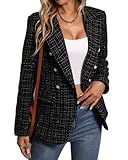 Mina Self Business Casual Outfits for Women 2025 Winter Thanksgiving Work Office Professional Womens Suit Clothing Clothes Interview Attire Corporate Outfit Women's Blazers Jackets Top Blazer Jacket