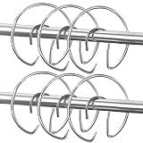 12 PCS Double Pocket Chart Ring Metal Chart Stand Ring Pocket Chart Hook Clip Accessory Chart Stand Teacher Helper Hooks for Teacher Classroom Tools (12)