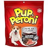 Pup-Peroni Dog Treats, Prime Rib Flavor, 22.5 Ounce, Made with Real Steak