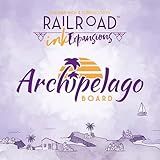 Horrible Guild Railroad Ink Challenge: Archipelago Boards Set | Strategy Board Game Expansion | Roll and Write Dice Game | 1 to 4 Players | 20 Minutes | Ages 8+