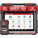 LAUNCH X431 PRO Dyno Bidirectional Scan Tool, ECU Coding Online Offline, 38 HOT Services, CANFD DoIP, FCA SGW, 8 Expansion Modules