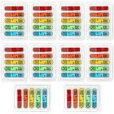 1000pcs /10 Pack Sign Date Here Tabs, 5 Colors Arrow Sign Message Flag with Dispenser Waterproof Sticky Sign & Date Stickers for Planner Book Notary Paper Reminder Easy to Post