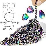 600 PCS Caturledas Fidget Toys for Adults Teens, Ferrite Stones Magnet Toys for Autism ADHD Anxiety Relief, Weak Magnetic Executive Desk Toy Rocks for Gifts Holiday Stocking Stuffer, 5 mm, Colorful