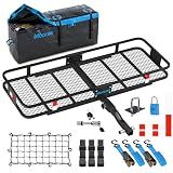 Mockins Steel 500 Lb Capacity Folding Luggage Rack for SUV Car Truck & RV