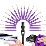 Cleaning Kit for Cell Phone and Headphone Charging Port, USB C, Speaker, Cleaner Tool Fit for iPhone 16 15 14 13 Samsung, Professional Cell Phone Port Cleaning Kit for Lightning & Type C