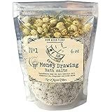 Money Drawing Essential Oils Herbal Spell Ritual Bath Salts with Real Herbs Botanicals Infused Financial Success Fast Cash Attract Luck Abundance Riches Magnet Prosperity Wealth