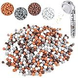 4 Pack Replacement Shower Head Beads Four Color Replacement Anion Mineral Replace Mineral Stone Ball Filtration Stone Beads for Shower Head Filter