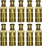 Poolzilla Pool Safety Cover Brass Anchors for Concrete and Pavers - 10 Pack - Universal Fit