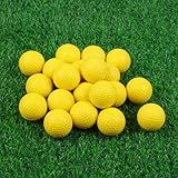 Guirnd 20 Pack Practice Golf Balls, 41mm Foam Golf Balls, Realistic Feel and Long Lasting Limited Fligh Practice Golf Balls for Backyard, Foam Golf Practice Balls for Indoors or Outdoors