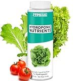 Hydroponic Nutrients for Edible Plants, One Part Complete Liquid Plant Food for Hydroponic Systems, 8 oz (250mL)