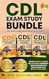 CDL Exam Study Bundle: Ultimate Endorsement Edition: Includes Hazmat, Tanker, and Air Brakes Endorsements - Complete Study Guide with 450 Practice Questions to Help You Pass the CDL Exam