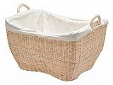 KOUBOO Wicker Laundry Basket, Hamper for Dirty Clothes, Laundry Sorter Bin, Basket with Handles for Easy Transport, Household Essentials, Natural