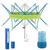 Yarn Swift, Metal Yarn Umbrella Swift, Holder for Skeins, Lightweight Design Adjustable Angle/Height to Suit Space, Crochet Accessories for Winding, Ideal Helper for Crocheters and Knitting Lovers