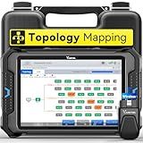 Bidirectional Scan Tool VDIAGTOOL VD80 BT, 2025 Topology Mapping OBD2 Scanner for Car, 8" Wireless Full System Diagnostic Tool with 42+ Resets, ECU Coding, FCA AutoAuth, CAN FD/DoIP, 3 Years Update