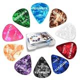 ROTOPATA 15 Pack Guitar Picks Variety Pack with Organizer Box