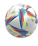 World Cup Quality League Quality Soccer Ball Size 5 Thermally Bonded Match Ball Seamless Stitching- Official Match Weight- Professional Grade Leather- Pelota de Futbol (Size 5, World Cup)