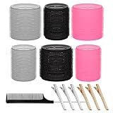 Heatless Hair Curler: 13Pcs Rollers Set With Clips for Long and Medium Hair, Women's Curls Styling Tools, DIY Curlers to Sleep In