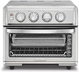 Cuisinart Air Fryer Toaster Oven with Grill, 1800W 8-1 Air Fryer Oven with Bake, Convection Bake, Grill, Broil and Warm Options, Large Capacity, 60-Minute Timer, TOA-70NAS, Stainless Steel