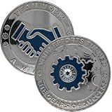 DFE Small-Batch Teamwork Award Metal Token | Manager Teamwork Appreciation Award 2" Solid Metal Coin