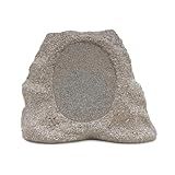 Victrola Rock Speaker Connect, Stone, Wireless Outdoor with Bluetooth 5.3, 22-Hour Battery Life, with Solar Charging, Link Up to 20 Rock Speakers, IP65 Water & Dust Resistant
