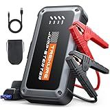 TREKURE Portable Car Battery Jump Starter 4000A 16800mAh Jump Box, Car Battery Jumper Starter Portable Jumper Cables for car(8.0L Gas/6.5L Diesel), Fast Charge, Lights, Compact