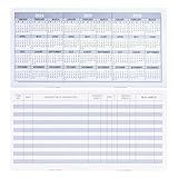 20 Pack Checkbook Register, Check Registers for Personal, Blank Ledger Transaction Registers for Personal or Business Bank, Check Register Book for Checking and Saving Account, Deposit and Credit Card