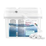 2LB Bromine Tablets for Hot Tubs & Spas –1 inch Fast Dissolving, Low Odor, Long-Lasting Sanitizer
