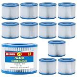 LOIOLFIL Type VI Spa Filter Replaces for saluspa hot tub Filters, Lay-Z-Spa, Coleman SaluSpa 90352E, 58323E, 58323 Swimming Pool Pump, Hot Tub Filter, 12 Pack