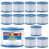 LOIOLFIL Type VI Spa Filter Replaces for saluspa hot tub Filters, Lay-Z-Spa, Coleman SaluSpa 90352E, 58323E, 58323 Swimming Pool Pump, Hot Tub Filter, 12 Pack