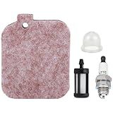 Hipa BG55 BG85 Air Filter Replacement for S-THIL BG 55 85 BG45 BG46 BG65 BR45 BR45C SH55 SH85 Leaf Blower Parts 4229-120-1800 with Fuel Primer Bulb Spark Plug Tune Up Kit