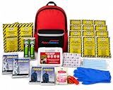 Ready America 70280 Emergency 2-Person 3-Day Survival Backpack | 72-Hour 2-Person Emergency Kit with Food, Water, First Aid & Essential Disaster Supplies for Home, Car, and Outdoor