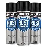 JENOLITE Rust Converter Aerosol, Rust Neutralizes for Metal 3x16.9oz