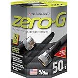 zero-G 4001-50 Lightweight, Ultra Flexible, Durable, Kink-Free Garden Hose, 5/8-Inch by 50-Feet,Black