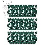 Yinghezu 30 Pcs trumpet 1 inch Plant Support Clips,Flower and Vine,Garden Tomato Plant Support Clips for Supporting Stems,Vines Grow Upright Climbing,Tool for Straightening,Tomato Cage,Trellis.