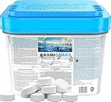 【1 Inch 5.5 Lbs】 Bromine Tablets for Spa Hot Tub Chemical Tabs Brominating Tablets Spa Hot Tub Chemical Sanitizer