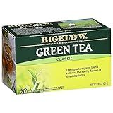 Bigelow Tea Classic Green Tea, Caffeinated Tea, 20 Count Box (Pack of 6), 120 Total Tea Bags