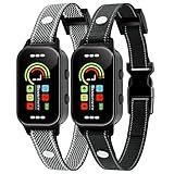 Bark Collar 2 Pack,Bark Collar for Large Medium Small Dogs 8-120lbs,Rechargeable Anti Bark Training Collar with 7 Adjustable Sensitivity, Barking Collar with Beep Vibration