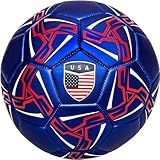 Western Star Game and Match USA Mexico Soccer Ball - Size 4 and Size 5 - Thick 4-Ply Shell - Performance - Ideal for Youth Training and Games for Kids 8-12 Teens 13-16