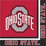 Trendware Ohio State University Napkins, 60 Count