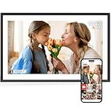 ApoloSign Digital Picture Frame 15.6 inch, WiFi Digital Photo Frame with 32GB Storage, 1920x1080 FHD IPS Touch Screen, Auto-Rotate, Easy Setup to Share Photos or Videos Instantly via Frameo App
