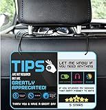Five Star Accessories Rider-Share Sign for Driver - 5 Stars Tips Taxi Rating Appreciated Ride-Share Signs - Large 9x6 (Pack of 2)