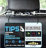 Five Star Accessories Rider-Share Sign for Driver - 5 Stars Tips Taxi Rating Appreciated Ride-Share Signs - Large 9x6 (Pack of 2)