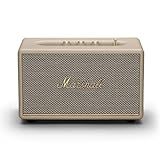 Marshall Acton III Bluetooth Home Speaker - Loud Stereo Sound with Bass and Treble Controls | Plug-in Powered | 3.5mm Aux Input - Cream
